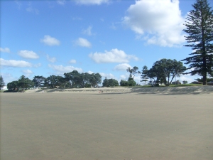 Orewa beach par beau temps